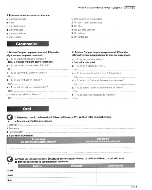 Tendances. Niveau B1. Cahier d'activités