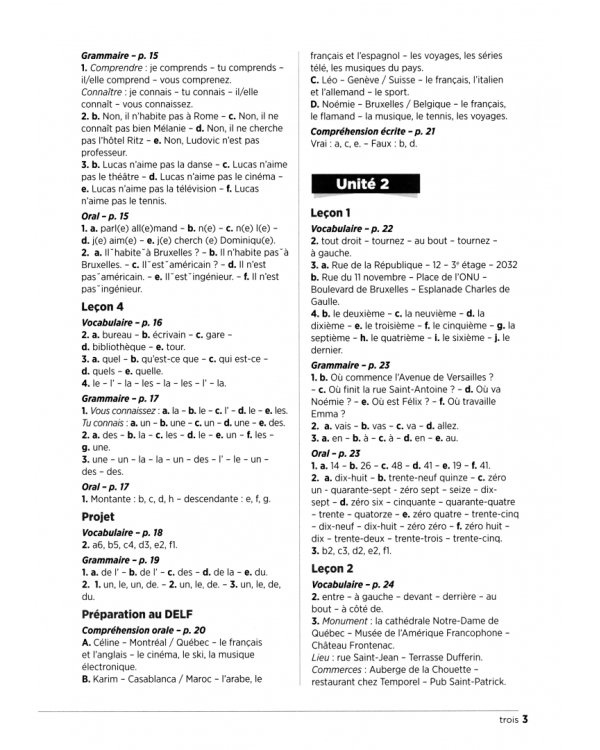 Tendances. Niveau A1. Cahier d'activités