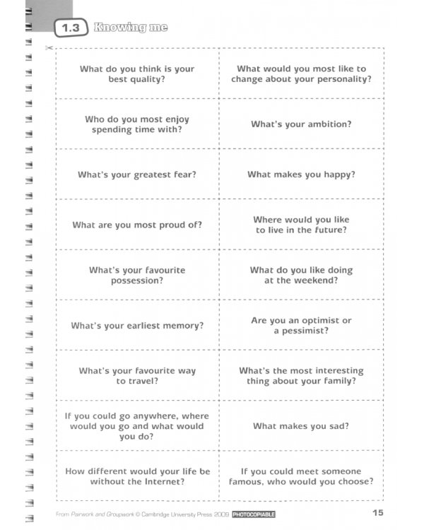 Pairwork and Groupwork. Multi-level photocopiable activities for teenagers