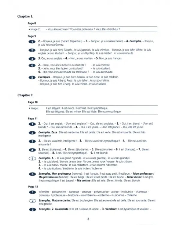 Grammaire progressive du français. Niveau débutant. A1. Corrigés