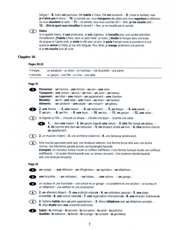 Grammaire progressive du français. Niveau débutant. A1. Corrigés