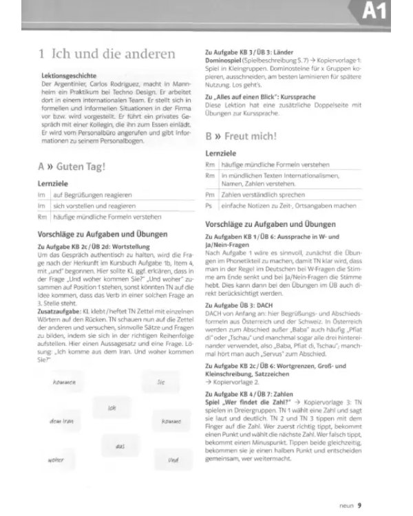 DaF kompakt A1-B1. Lehrerhandbuch