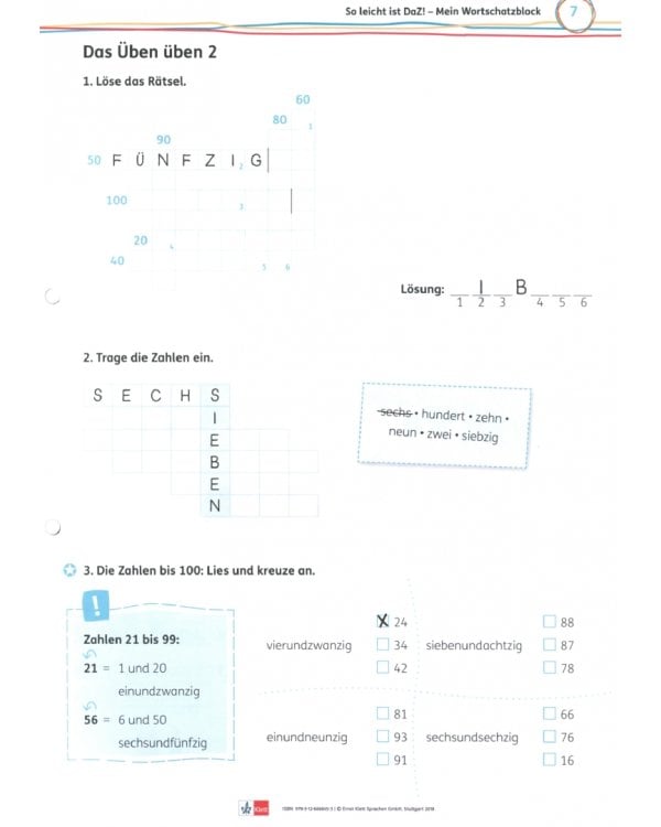 So leicht ist DaZ! Deutsch als Zweitsprache in der Grundschule. Mein Wortschatzblock