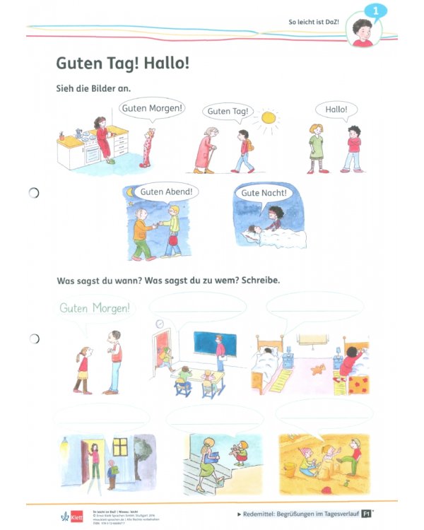 So leicht ist DaZ! Deutsch als Zweitsprache in der Grundschule. Mein Übungsblock - Niveau: leicht