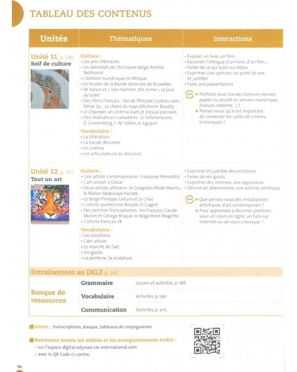 Odyssée. Niveau B1. Livre de l'élève + Audio en ligne