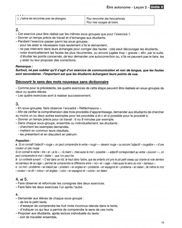 Tendances. Niveau A2. Guide pédagogique