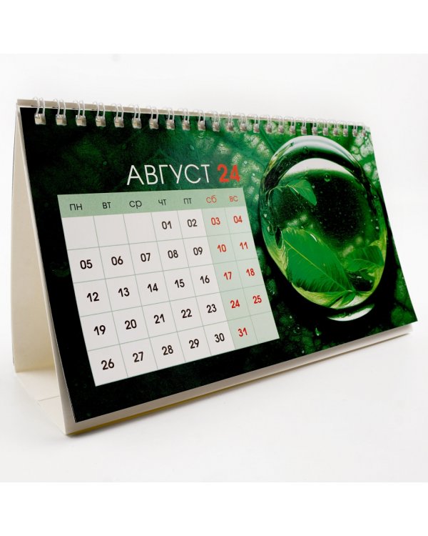 Календарь настольный на 2024 год Green 1