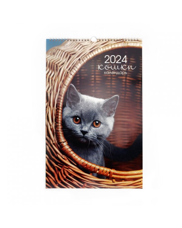 Календарь настенный на 2024 год Домашние любимцы 5