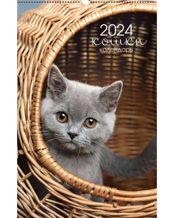 Календарь настенный на 2024 год Домашние любимцы 5