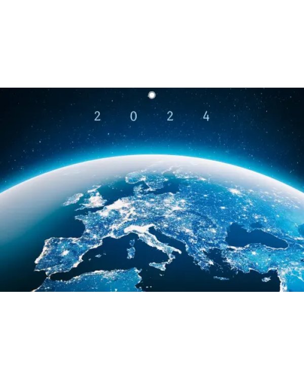 Календарь квартальный на 2024 год Планета