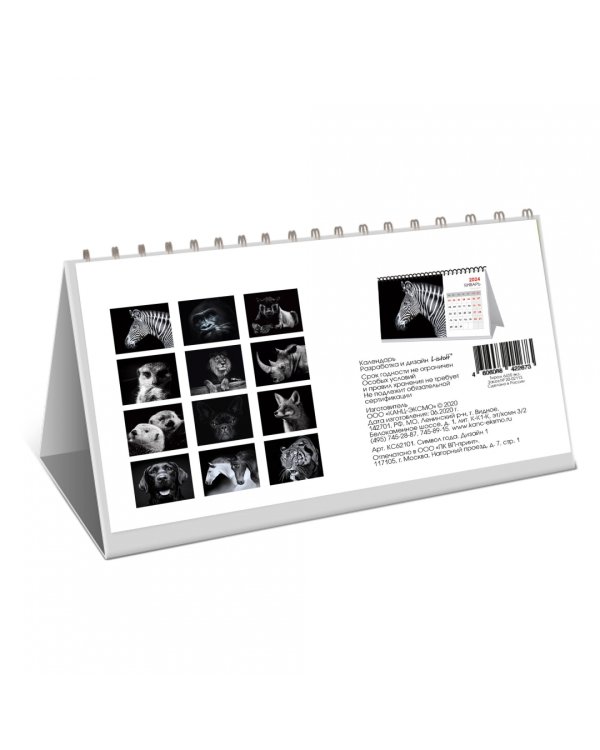 Календарь настольный на 2024 год Wild animals