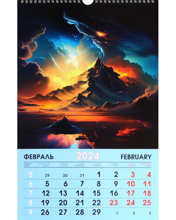 Календарь настенный на 2024 год Мир вокруг нас 4