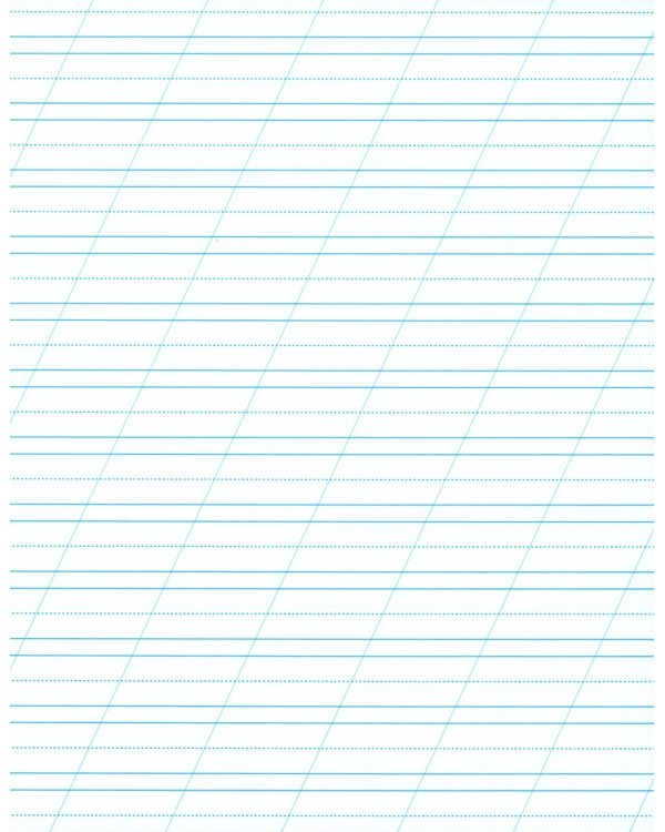 Тетрадь для чистописания, линовка №3, 12 листов