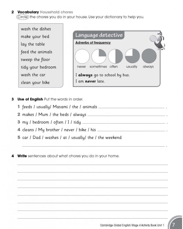 Cambridge Global English. Activity Book 4