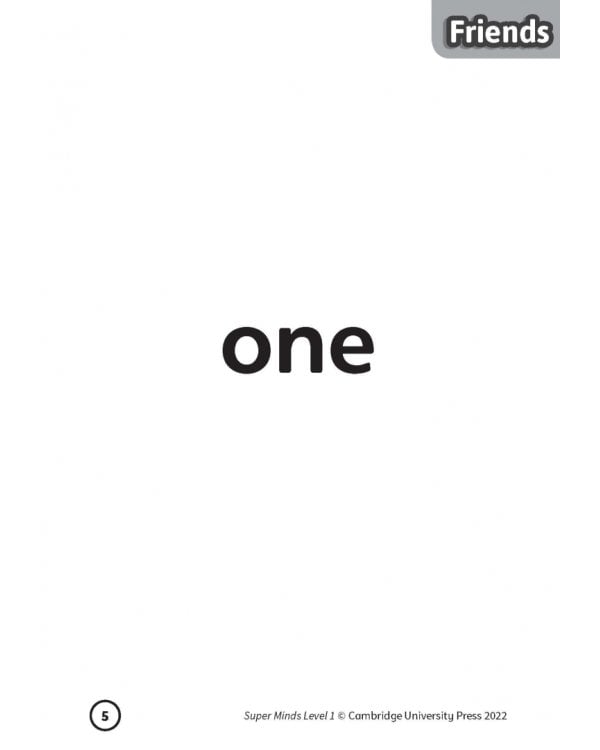 Super Minds. 2nd Edition. Level 1. Flashcards