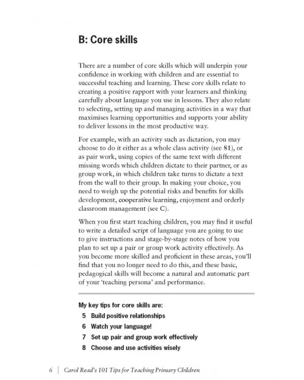 Carol Read’s 101 Tips for Teaching Primary Children