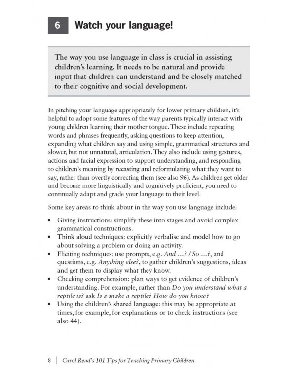 Carol Read’s 101 Tips for Teaching Primary Children