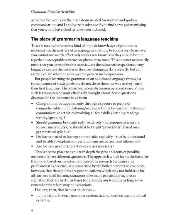 Grammar Practice Activities. 2nd Edition. A Practical Guide for Teachers with CD-ROM