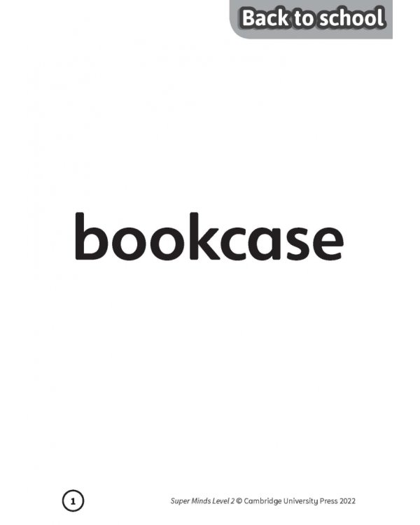 Super Minds. 2nd Edition. Level 2. Flashcards