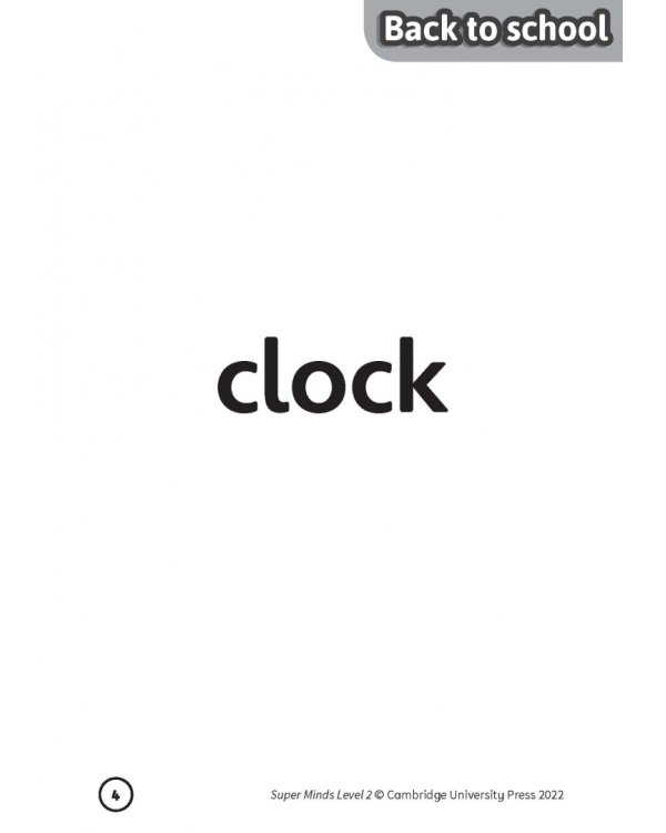 Super Minds. 2nd Edition. Level 2. Flashcards