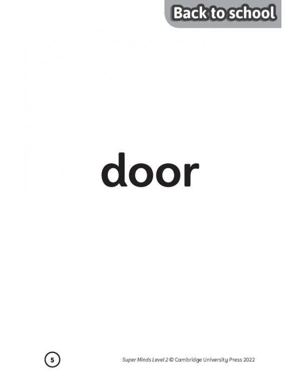 Super Minds. 2nd Edition. Level 2. Flashcards