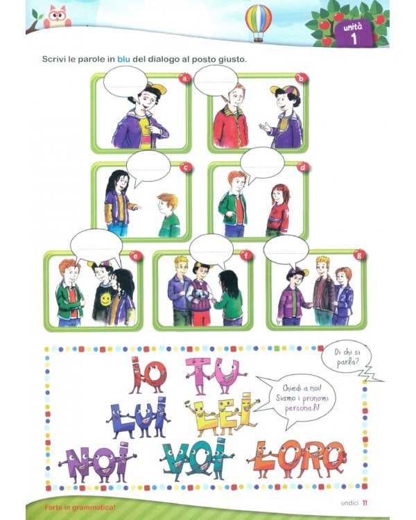 Forte in grammatica! Teoria, esercizi e giochi per bambini. A1-A2