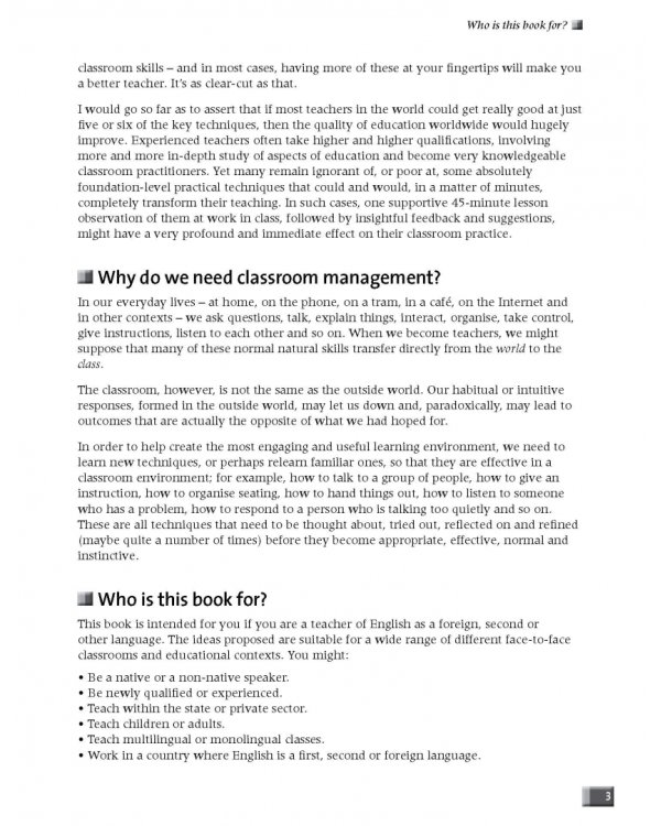 Classroom Management Techniques