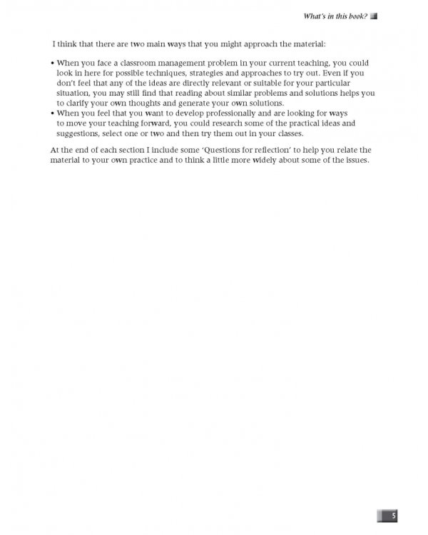 Classroom Management Techniques