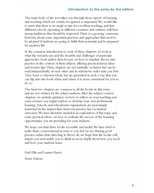 Approaches to Learning and Teaching Primary