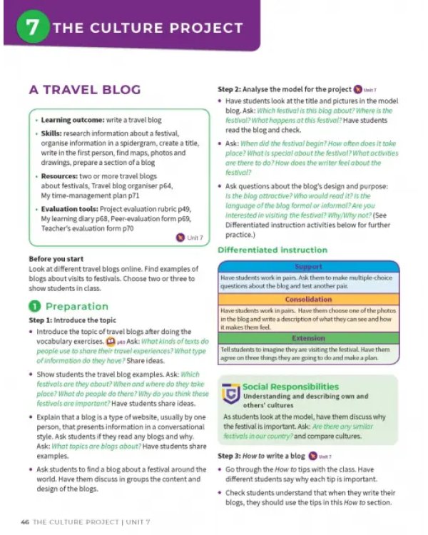 Own It! Level 3. Project Book