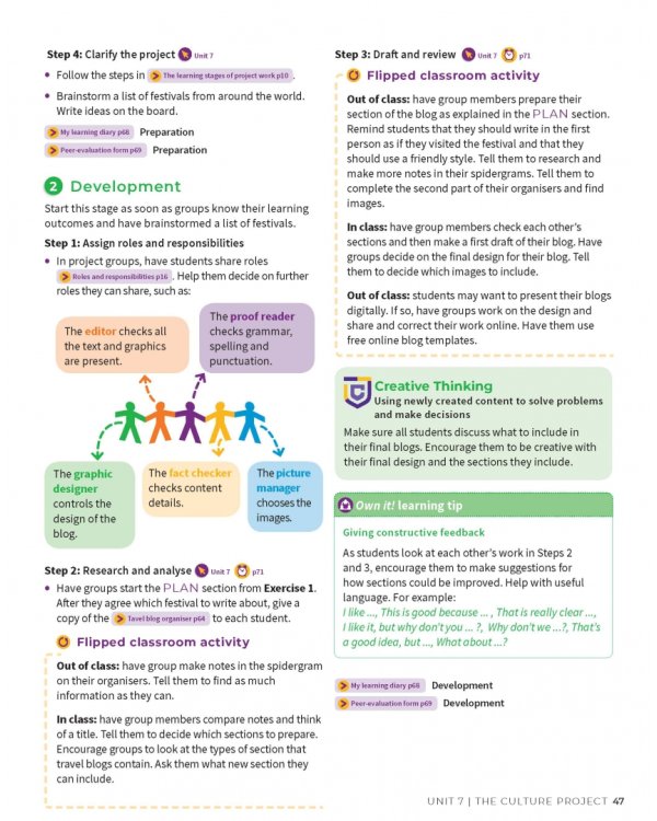 Own It! Level 3. Project Book