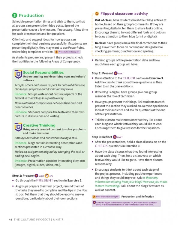 Own It! Level 3. Project Book