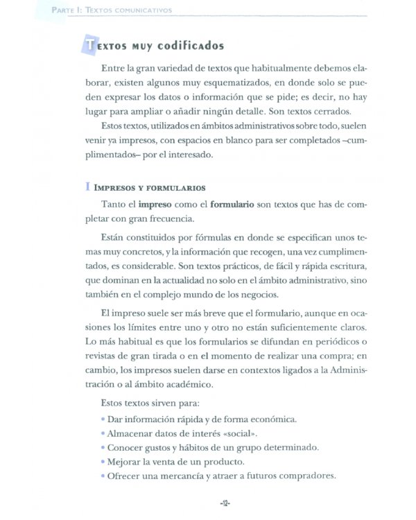 Escritura. Nivel medio B1