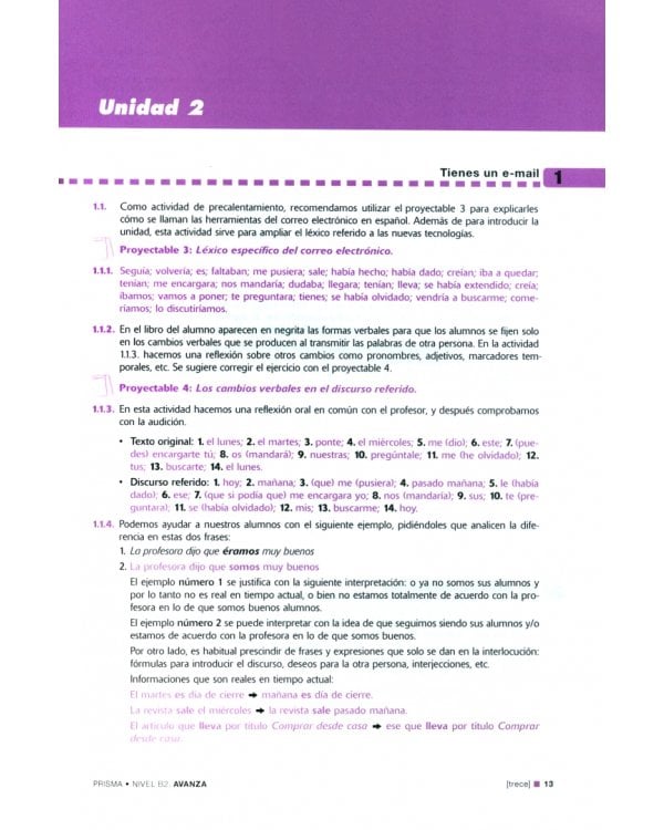 Prisma B2. Avanza. Libro del profesor