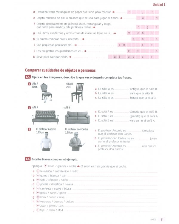 Espacio Joven 360º. Nivel A2.1. Libro de ejercicios