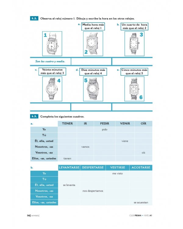 Club Prisma. Nivel A1. Libro de ejercicios