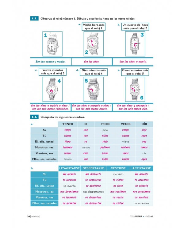 Club Prisma. Nivel A1. Libro de ejercicios con claves