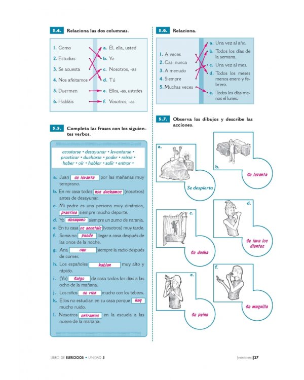 Club Prisma. Nivel A1. Libro de ejercicios con claves