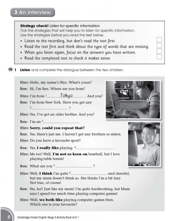 Cambridge Global English. Stage 5. Activity Book