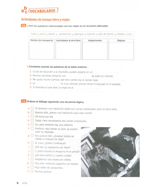 Espacio Joven 360º. Nivel A2.2. Libro de ejercicios