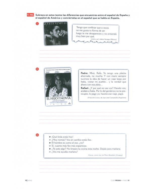 Club Prisma. Nivel B1. Ejercicios para el alumno + Clave de acceso a Web