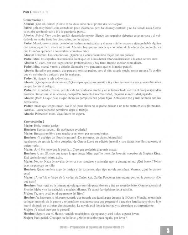 Preparacion al DELE C1. Libro de claves