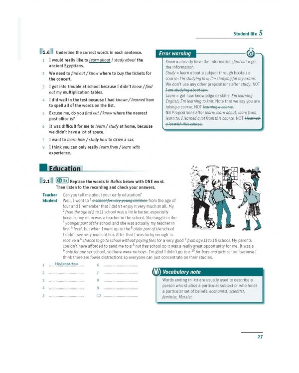 Vocabulary for IELTS without Answers
