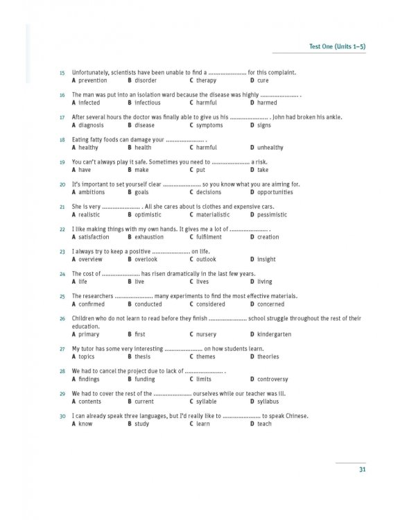 Vocabulary for IELTS without Answers