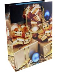 Пакет новогодний ламинированный