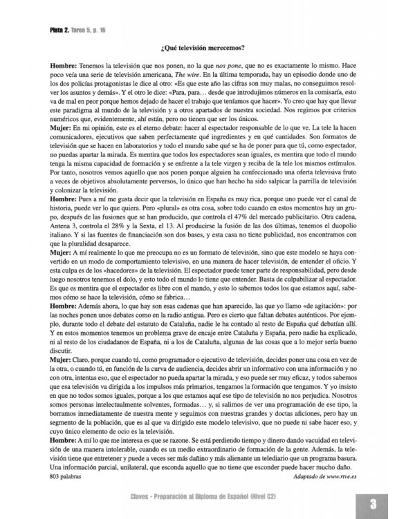 Preparacion al DELE C2. Libro de claves