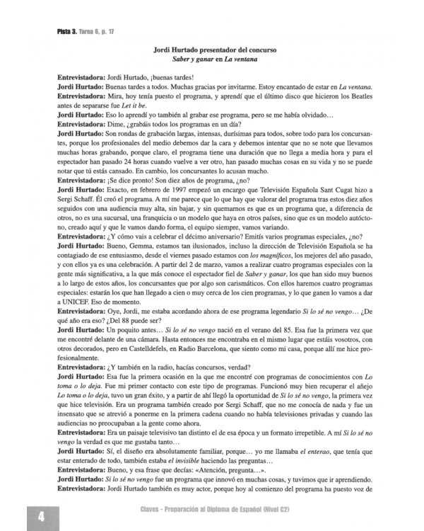 Preparacion al DELE C2. Libro de claves