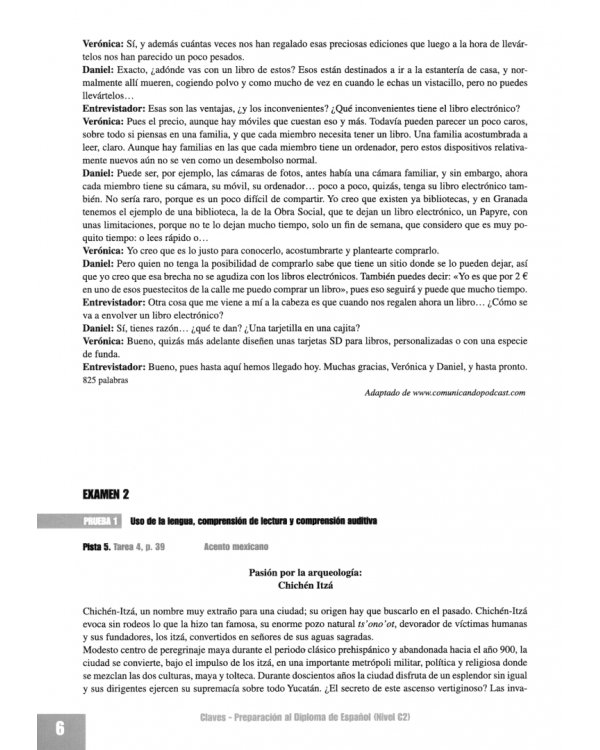 Preparacion al DELE C2. Libro de claves