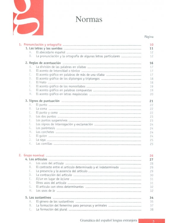 Gramática del español lengua extranjera