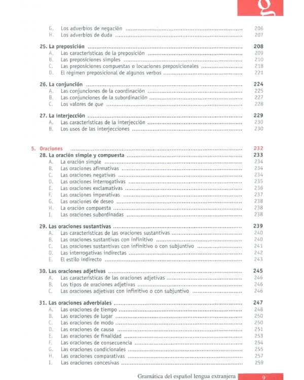 Gramática del español lengua extranjera